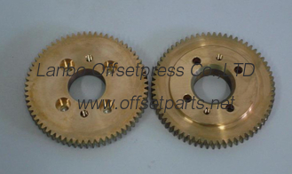 komori damping roller copper gear ,98x16mm gear , komori gear spare parts for komori L-40 machine